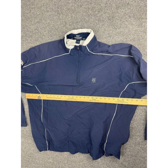 Straight Down Performance Jacket Men's XL Blue Pullover Golf Windbreaker - Picture 3 of 7